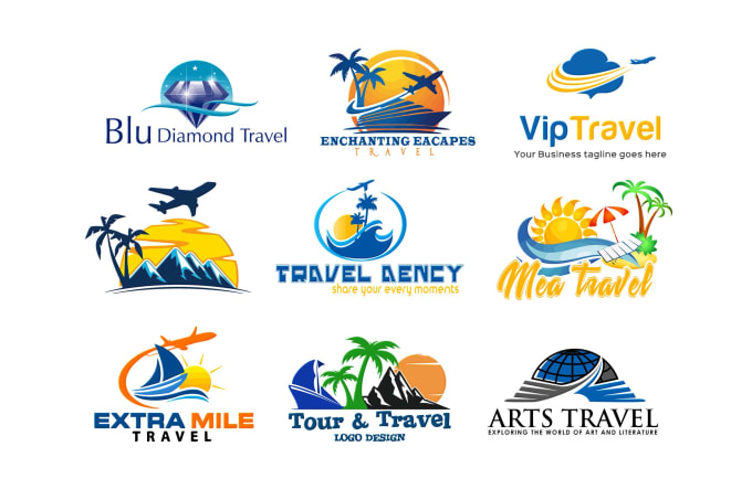 how to create a travel agency logo
