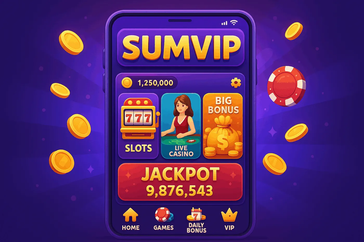 Game bài SUMVIP và bàn chơi nhiều mức